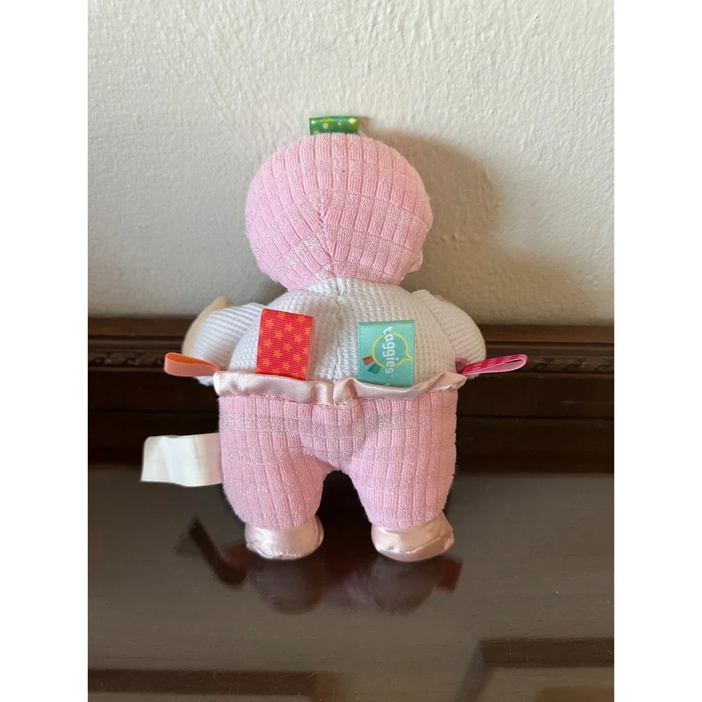 Mary Meyer Taggies Doll‎ Pink Plush Quilted Baby Toy Lovey